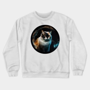 Warrior Cats in Round: Captivating Designs for Feline Enthusiasts Crewneck Sweatshirt